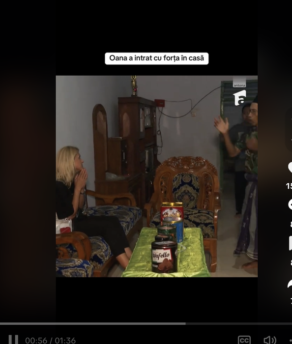Momentul în care Oana Paraschiv este dată afară dintr-o locuință la Asia Express. A intrat și s-a culcat în casă