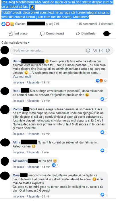 George Burcea, mesaj halucinant de ameninţare pentru tatăl său: “Abia aştept să-l văd cum îşi înghite amarul din propria cavitate bucală”