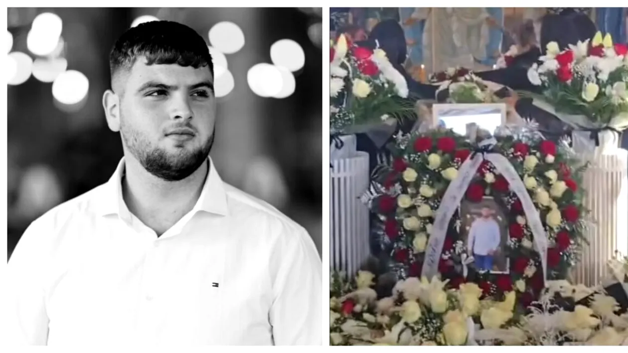 Primele imagini de la înmormântarea lui Vlăduț din Satu Mare! Durere fără margini