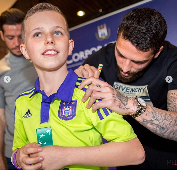Nicuşor Stanciu şi Alexandru Chipciu, idoli pentru micuţii suporteri de la Anderlecht
