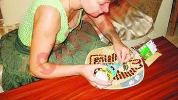 50.000 de boabe pentru tabloul Madalinei Manole