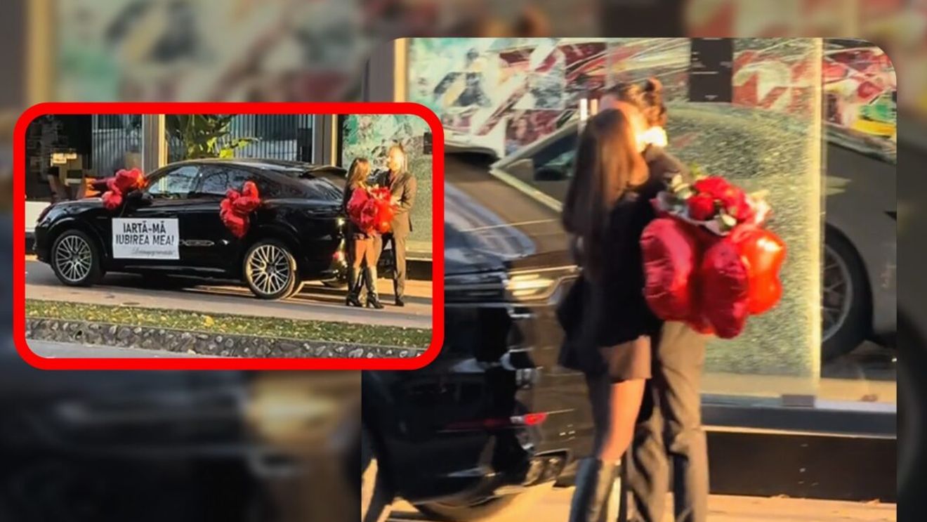 Nici scuzele nu sunt ieftine la Cluj! Am aflat cine e bărbatul care a plimbat un Porsche cu mesajul ”Iartă-mă, iubirea mea” …E chiar vedetă PRO TV!