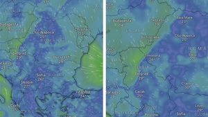 Traseul mega furtunii prin România! La ce oră va fi atins vârful ciclonului