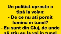 BANCUL ZILEI | Polițistul și șoferița din Cluj