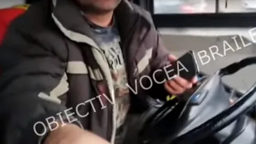La un pas de tragedie! Beat criță, un șofer din Brăila a condus un autobuz plin de călători