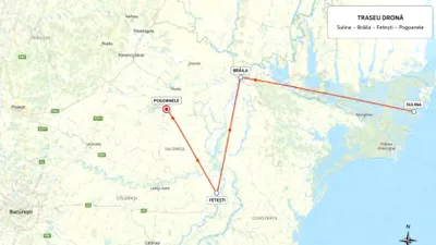 ULTIMA ORĂ! Traseul bizar al dronei doborâte de F-16. Pe unde a trecut aceasta