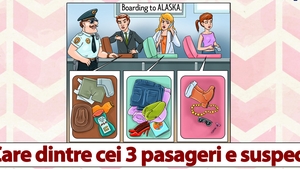 Test de inteligență | Care dintre cei 3 pasageri din aeroport este suspect?