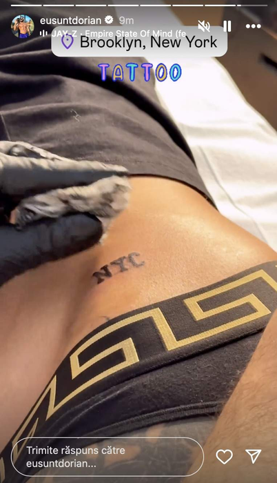 Dorian Popa își trăiește visul american! Aflat în vacanță în SUA, artistul și-a făcut un nou tatuaj