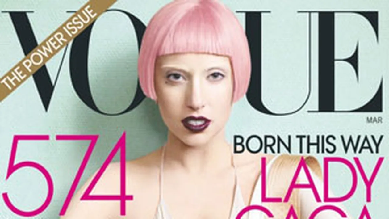 Lady GaGa rebela in revista Vogue!