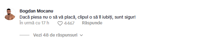 Bogdan Mocanu, susținând că totul e doar marketing. (SURSA: TIK TOK)
