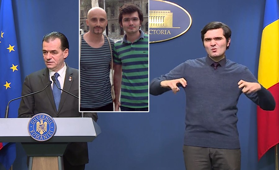 Surpriză de proporții! Cum a ajuns Bogdan Anicescu, interpretul pentru surzi din conferințele MAI, în vlogurile lui Selly. VIDEO
