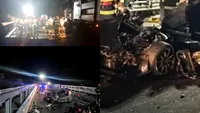 Accident mortal în Hunedoara! Cinci persoane au murit, după ce o mașină s-a izbit violent de un cap de pod