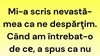 Bancul începutului de săptămână | Mi-a scris nevastă-mea că ne despărțim
