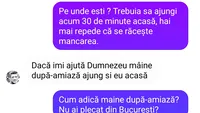 Bancul de seară | Hai mai repede, că se răcește mâncarea!