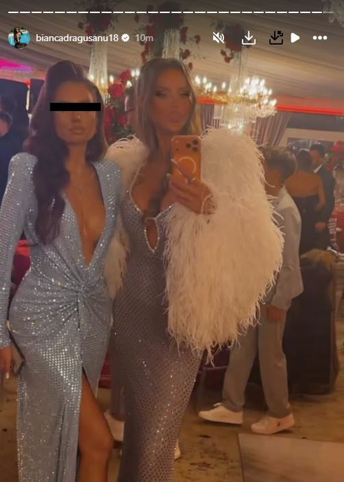 Cum s-a îmbrăcat Bianca Drăgușanu la nunta lui Armin Nicoară cu Claudia Puican. Invitații și-au dat coate!