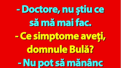 BANC | Diagnosticul lui Bulă