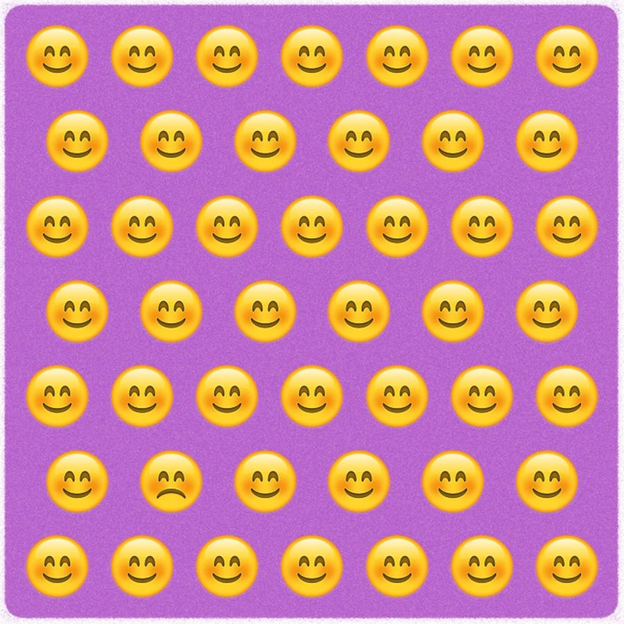 iluzie optica emoji bun