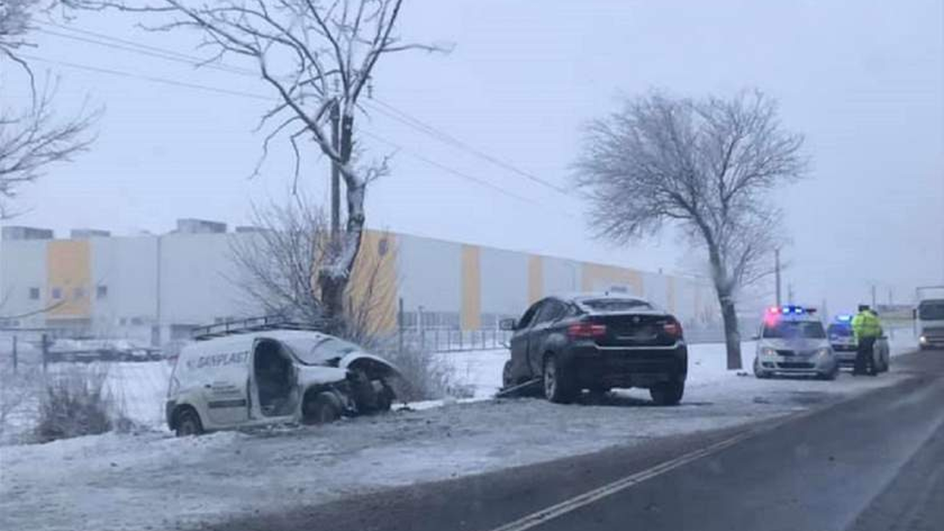 Şoferul care a omorât un om la Salonta are 24 de ani! E străin şi avea cauciucuri de vară pe BMW-ul X6