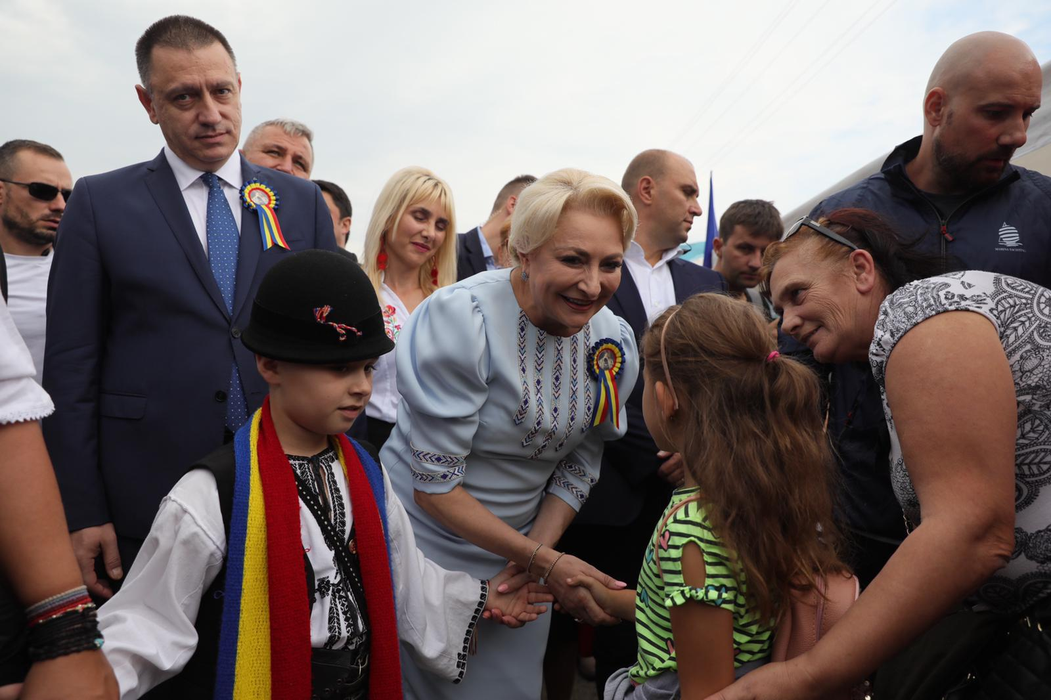 Premierul Viorica Dăncilă participă la sărbătorile naționale de la Țebea