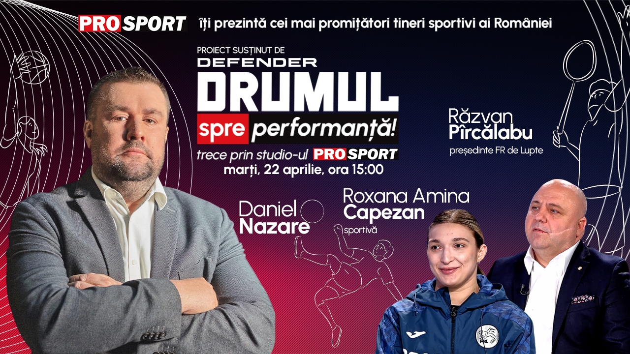 Andreea Amina Capezan și Răzvan Pîrcălabu vin la emisiunea „Drumul spre performanță”. Au luptele viitor în România?