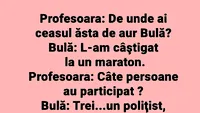 BANC | De unde ai ceasul ăsta de aur, Bulă?