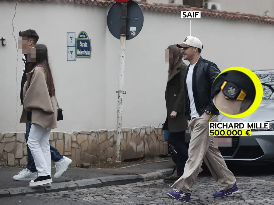 Saif poartă la mână un ceas în valoare de 500.000 de euro