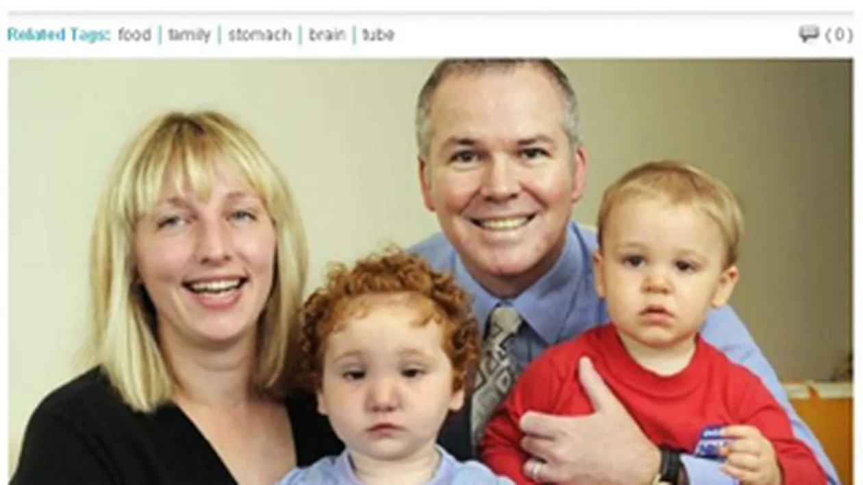 Ea este fetita care nu a mancat niciodata!