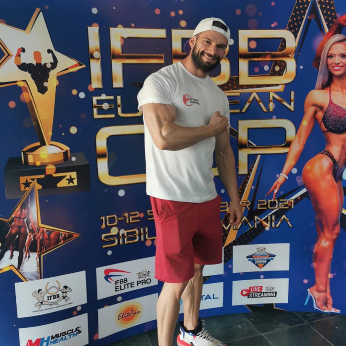 Săptămâni de foc pentru culturistul Florin Damșa! Medalie europeană chiar la Sibiu