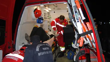 A facut o depasire riscanta si si-a bagat fetita de opt ani in spital