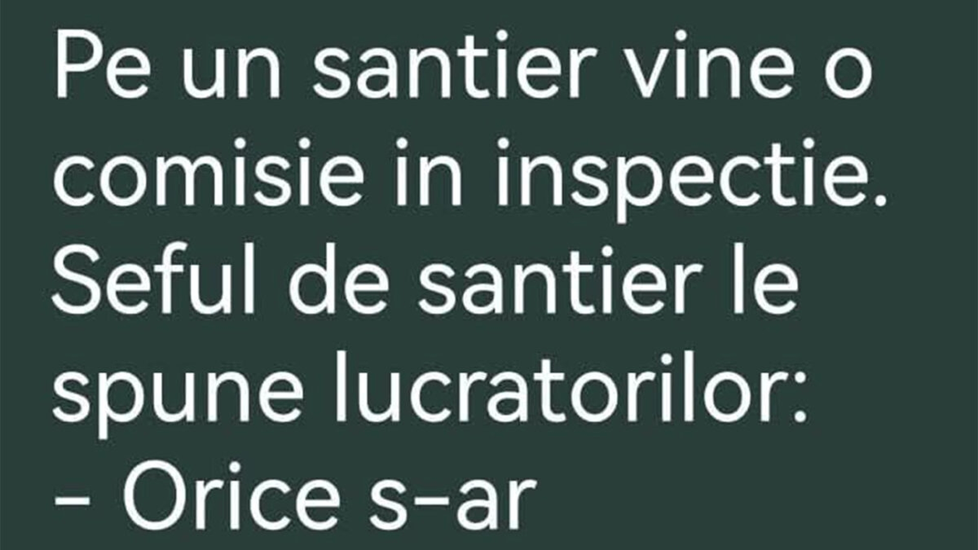 BANC | Pe un șantier vine o comisie de inspecție