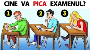 Test de inteligență | Care dintre acești 3 studenți va pica examenul?