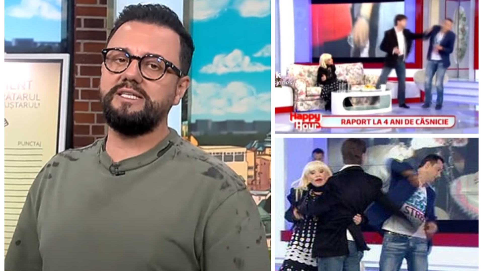 Cătălin Măruță, pălmuit peste față în propria emisiune: “Ești băut?”. Imaginile au rezistat peste ani