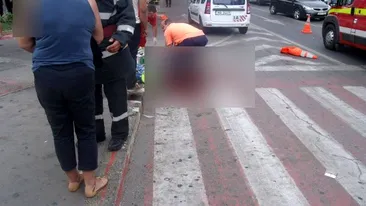O femeie a fost spulberată pe o trecere de pietoni din Cluj!