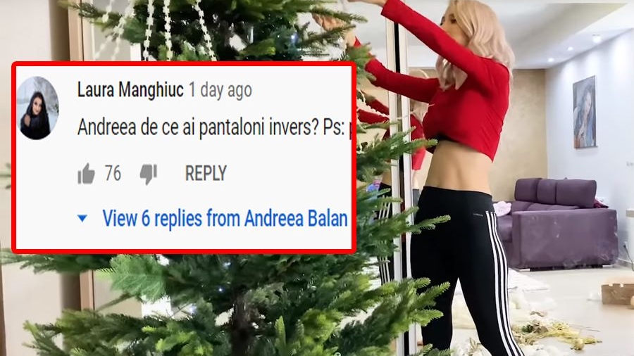 Andreea Bălan, gafă ireală! Și-a luat pantalonii invers. Cum a reacționat live, după ce o fană i-a atras atenția vedetei de la Antena 1