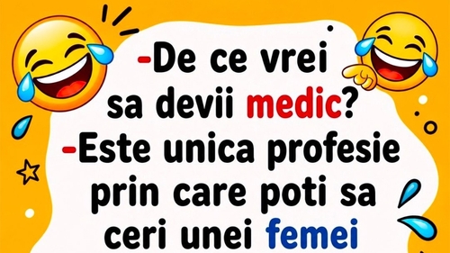 BANCUL ZILEI | "De ce vrei să devii medic?"