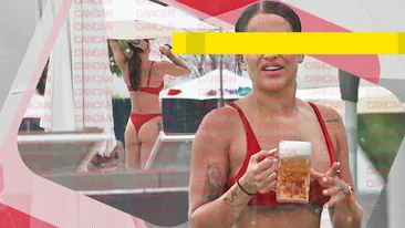 Alertă la piscină! Cum a ”lovit” Diana Gureșoaie, cea mai pofticioasă fată de oraș