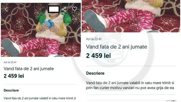 “Ofertă” incredibilă pe OLX. “Vând fată de doi ani și jumătate!” Care este explicația anunțului