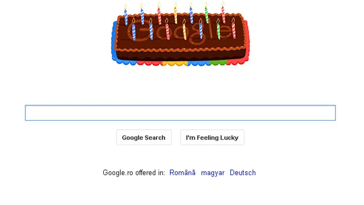 Google implineste azi 14 ani! Uite cu ce logo isi intampina utilizatorii!