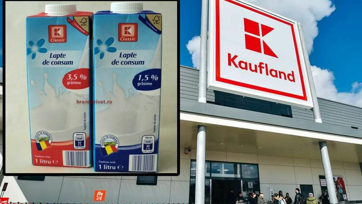 Ce conține, de fapt, laptele K-Classic din supermarketurile Kaufland din România