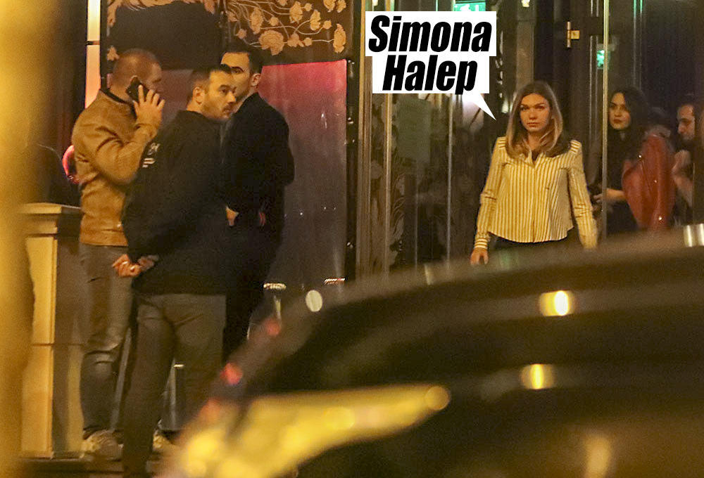 Simona Halep a petrecut o seară agreabilă în oraș, alături de apropiați