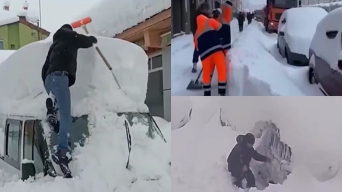 3 metri de zăpadă, după cel mai puternic viscol din ultimii 150 de ani în Rusia! Când revin ninsorile și în România