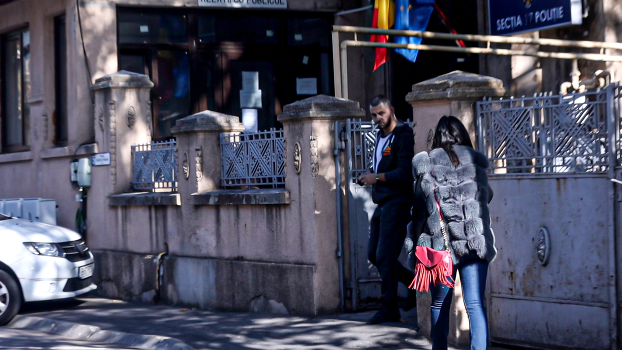 Alex Ashraf a fost audiat la Poliție după incident (Foto: CANCAN.RO)