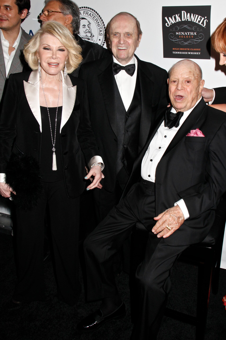Mandatory Credit: Photo by Gregory Pace / BEImages (1429212ad)
Joan Rivers, Bob Newhart and Don Rickles
The Friars Foundation Annual Applause Award Gala, New York, America - 24 Jun 2013