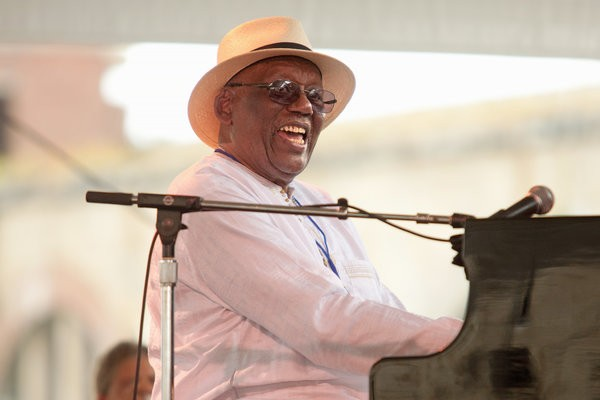Randy Weston pe scena Festivalului Newport Jazz în 2011. Sursa foto: Erik Jacobs pentru "The New York Times"
