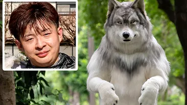 Suma uriașă de bani plătită de acest tânăr pentru a se transforma în lup: Simt că nu mai sunt om