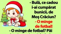 BANC | Bulă, ce cadou i-ai cumpărat bunicii, de Moș Crăciun?