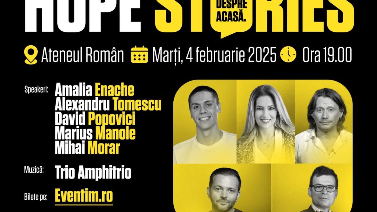 Cinci povești despre ACASĂ: David Popovici, Amalia Enache, Alexandru Tomescu, Marius Manole și Mihai Morar pe scena Ateneului Român