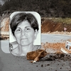 Maria a murit după ce o stâncă s-a desprins de pe versant și a căzut peste mașină. Femeia se îndrepta spre cimitir, ca să-și înmormânteze mama