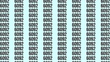 Test de logică | Găsiți singurul număr diferit de 6092!