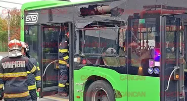 NEWS ALERT! Grav accident în Drumul Taberei! Un autobuz s-a ciocnit cu un tramvai, mai mulți pasageri au fost răniți